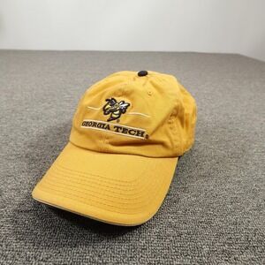 Vintage Georgia Tech Yellow Jackets Hat Cap Strap Back Mens One Size NCAA 90s